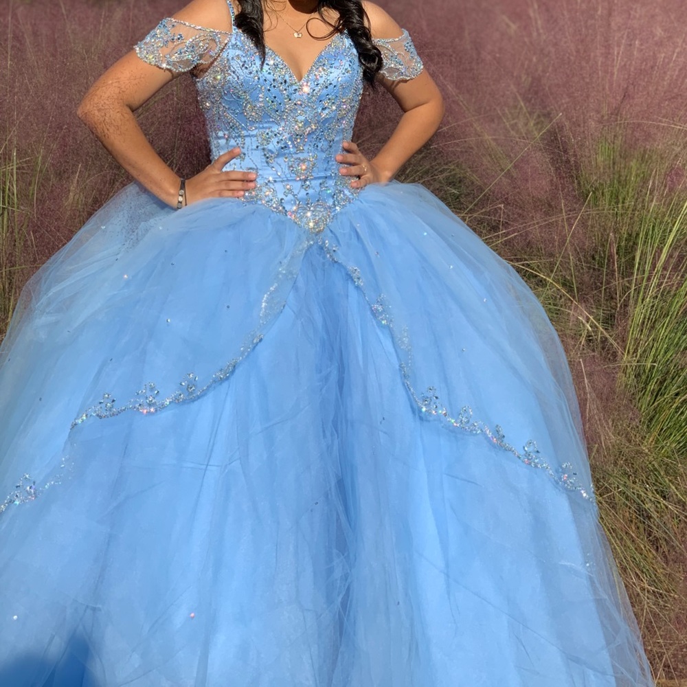 Blue formal dress